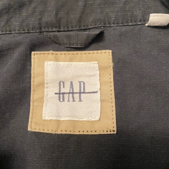 Gap black utility button zipper down jacket XS - Picture 5 of 10
